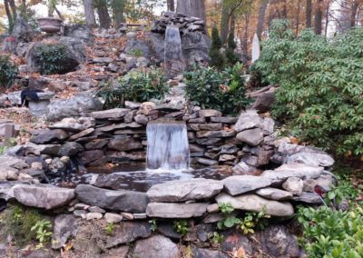 Pond & Waterfall Installation in Wilton, CT