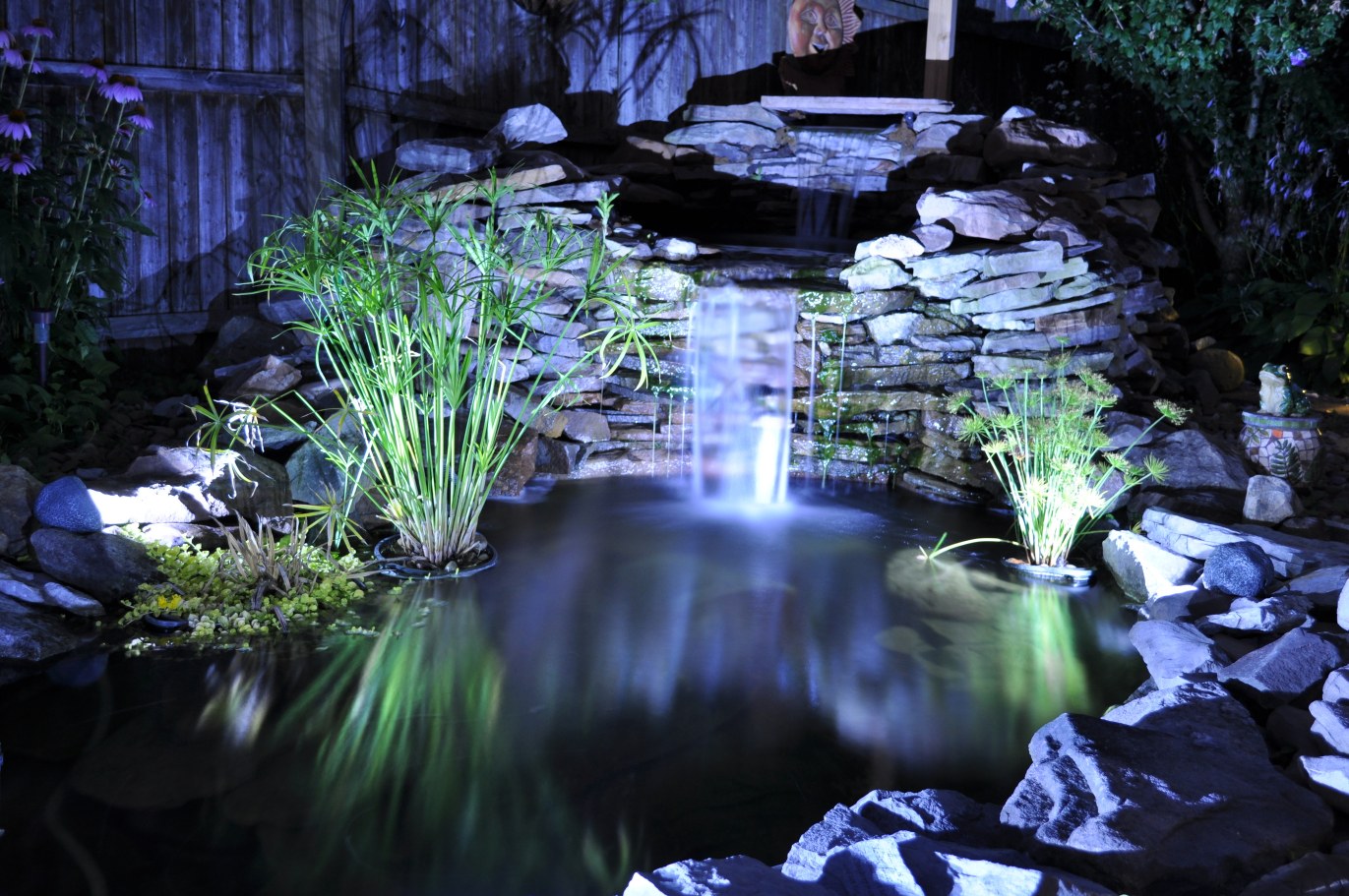 Outdoor Water Fountains & Water Garden Installation Contractors in Glastonbury, CT